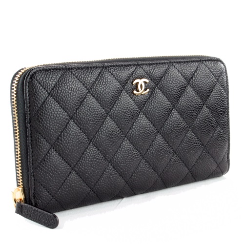 シャネル CHANEL 長財布 マトラッセ ブラック A50097 Y01864 C3906